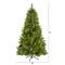 6ft. Unlit Montana Mixed Pine Artificial Christmas Tree with Pinecones and Berries